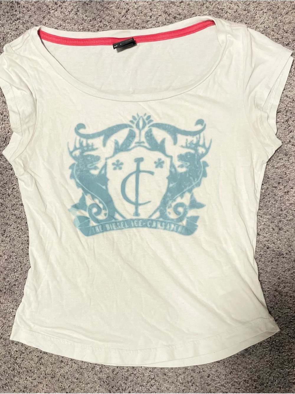 Y2K Diesel Ice Creatures Graphic Tee